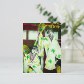 踊り芸者ヴィンテージ ポストカード (スタンド正面)