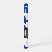 踊り葉青パターン iPhone 16ケース (右側面)