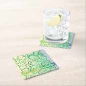 踊り葉 スクエアペーパーコースター (インサイチュ)