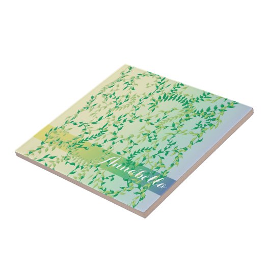 踊り葉 タイル (側面)