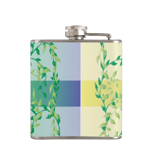 踊り葉 フラスク (裏面)