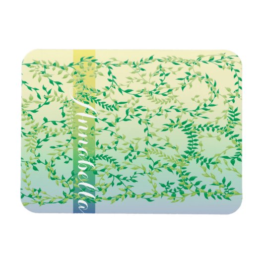 踊り葉 マグネット (横)