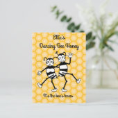 踊り蜂はちみつプロモーションはがき ポストカード (スタンド正面)