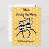 踊り蜂はちみつプロモーションはがき ポストカード (正面/裏面)