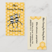 踊り蜂ハニー名刺 名刺 (正面/裏面)