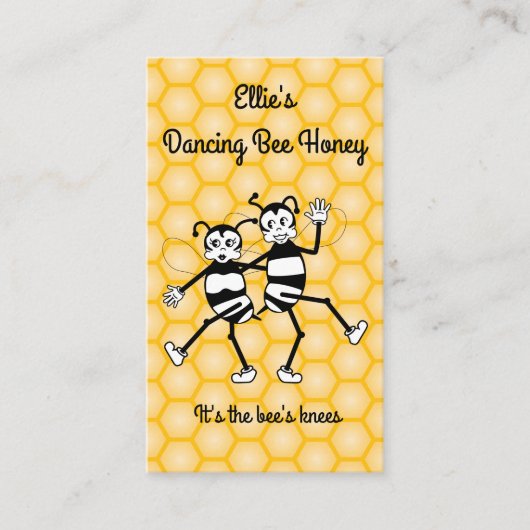 踊り蜂ハニー名刺 名刺 (正面)