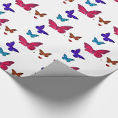 踊り蝶ラッピング紙 ラッピングペーパー (角)