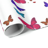 踊り蝶ラッピング紙 ラッピングペーパー (ロールコーナー)