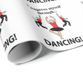 踊り表現自身踊り ラッピングペーパー (ロールコーナー)