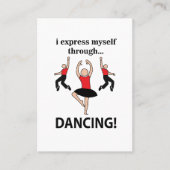 踊り表現自身踊り 名刺 (正面)