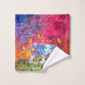 踊り象 バスタオルセット (ウォッシュタオル)