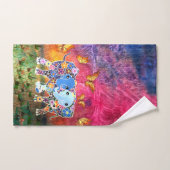 踊り象 バスタオルセット (ハンドタオル)