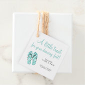 踊り足の結婚ビーチサンダル フェイバータグ (インサイチュ)