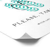 踊り足ビーチサンダル結婚 ポスター (角)