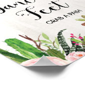 踊り足フィエスタ結婚ズシューズデコール ポスター (角)