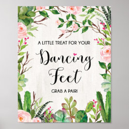 踊り足フィエスタ結婚ズシューズデコール ポスター