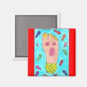 踊り足 マグネット (正面/裏面)