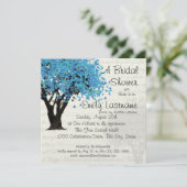 踊り開花ツリーブライダルシャワー 招待状 (スタンド正面)