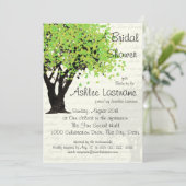 踊り開花ツリーブライダルシャワー 招待状 (スタンド正面)
