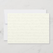 踊り開花秋の木サンキューフラットカード サンキューカード (裏面)