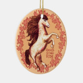 踊り馬 セラミックオーナメント (右)
