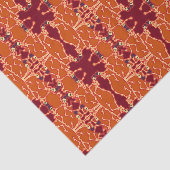 踊り骨格オレンジティッシュペーパー 薄葉紙 (詳細)