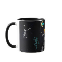 踊り骨格コーヒーカップ