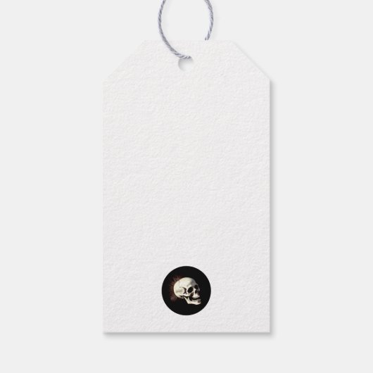 踊り骨格ゴシック結婚ズ ギフトタグ (裏面)