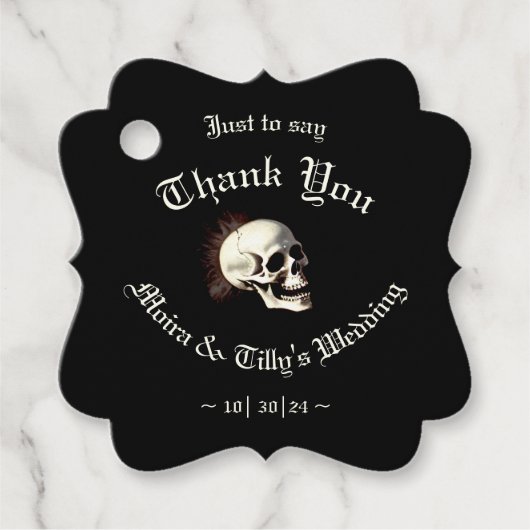 踊り骨格ゴシック結婚ズ フェイバータグ (正面)