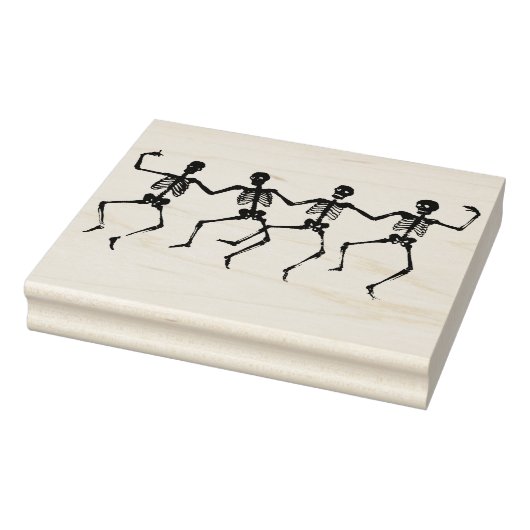 踊り骨格シルエットアートスタンプ ラバースタンプ (スタンプ)