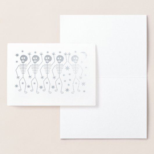 踊り骨格ハロウィン実在フォイルカード 箔カード (ディスプレー)