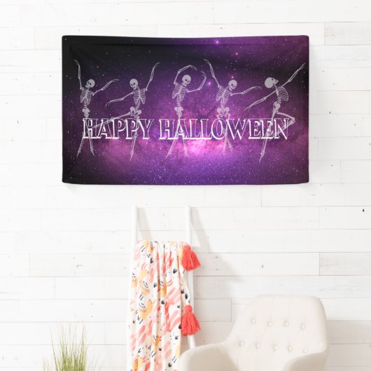 踊り骨格ハローウィンパーティ踊りパーティー 横断幕 (インサイチュ)