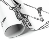 踊り骨格包み紙 ラッピングペーパー (ロールコーナー)