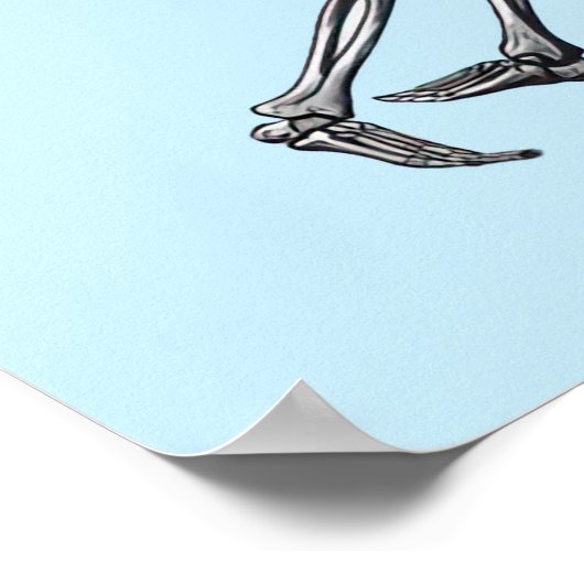 踊り骨格対 ポスター (角)