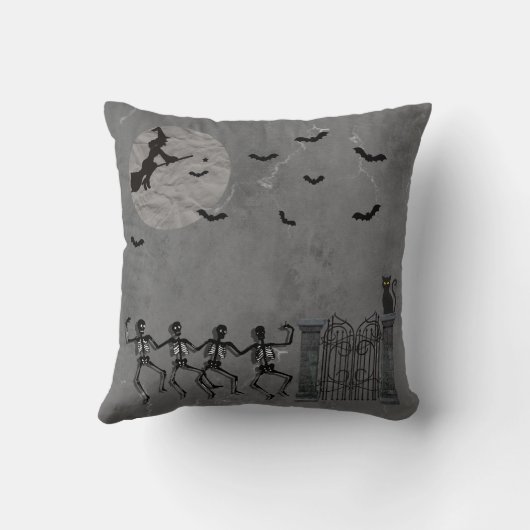 踊り骨格 クッション (裏面)