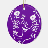 踊り骨格 セラミックオーナメント (左)