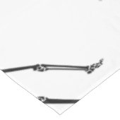 踊り骨格 テーブルクロス (アングル)