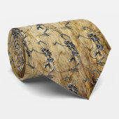 踊り骨格 ネクタイ (ロール)