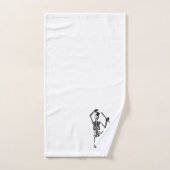 踊り骨格 バスタオルセット (ハンドタオル)