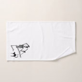 踊り骨格 バスタオルセット (ハンドタオル)