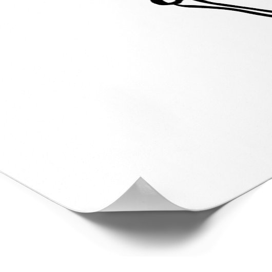 踊り骨格 ポスター (角)