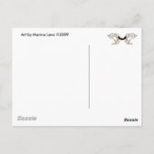 踊り骨格 ポストカード (裏面)