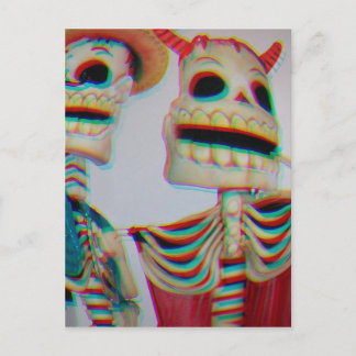 踊り骨格 ポストカード