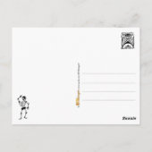 踊り骨格 ポストカード (裏面)