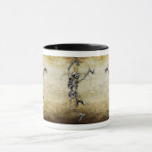 踊り骨格 マグカップ (中央)