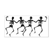 踊り骨格 ラバースタンプ (インプリント)