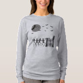 踊り骨格 Tシャツ (正面)