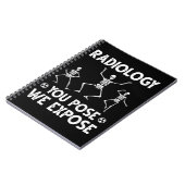 踊り骨格X線放射学ユーモア ノートブック (左側)