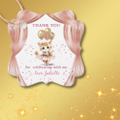 踊り魅力的キットンフォトファースト誕生日ガール フェイバータグ