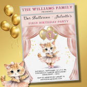 踊り魅力的キットンフォトファースト誕生日ガール 横断幕